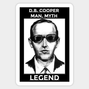 D.B. COOPER MAN MYTH LEGEND Sticker